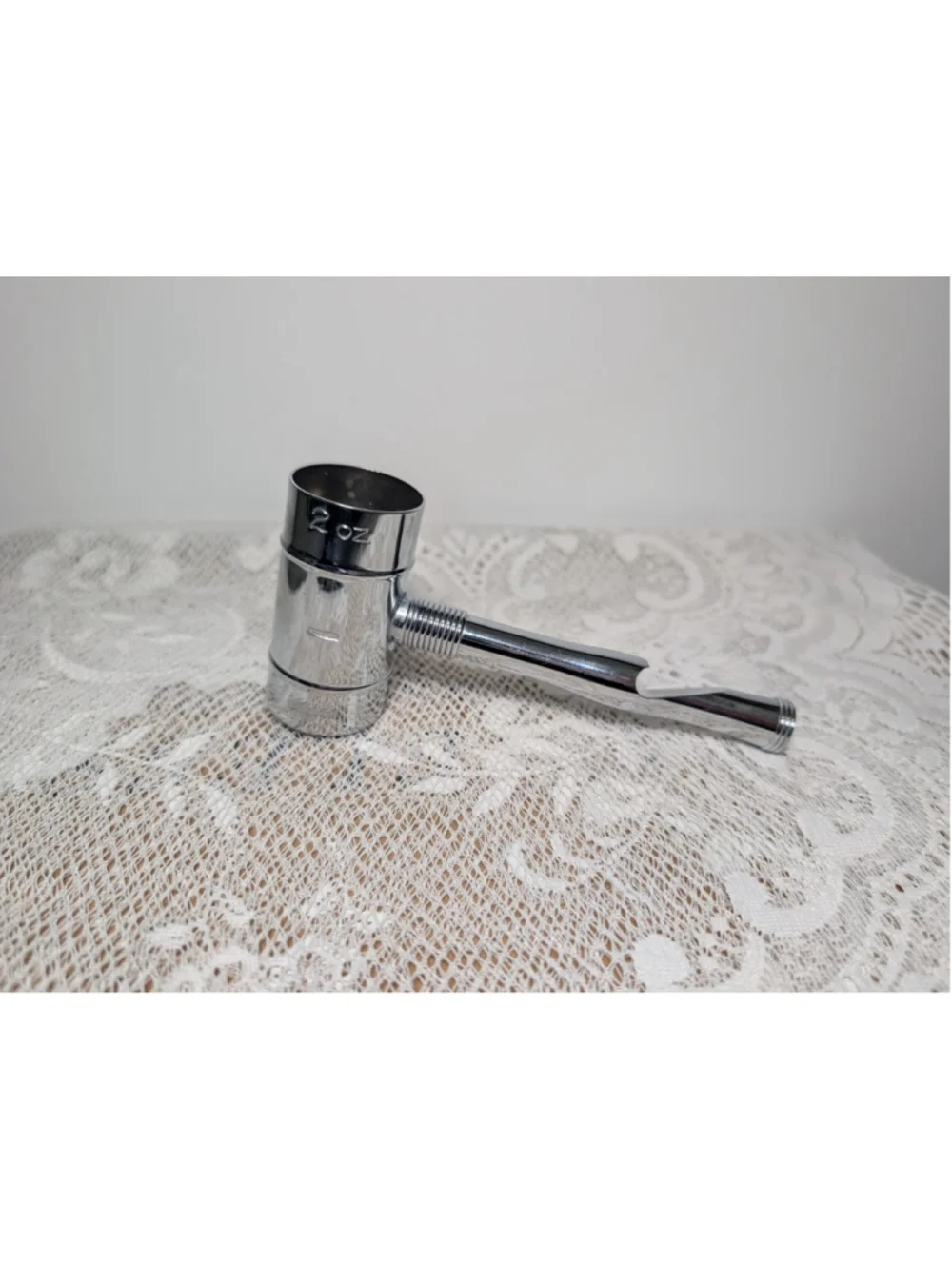 National Silver Cavalier Italy Chrome Bar Caddie 2-oz Jigger Opener Corkscrew